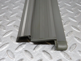 W126 rear left door sill trim grey used OEM