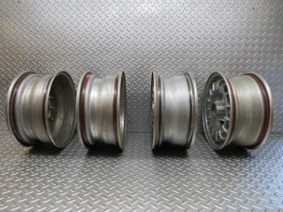 W123 alloy wheel set mexican hat 6jx14h2 et30 used OEM
