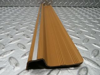 S123 Wagon rear left door sill trim palomino used OEM