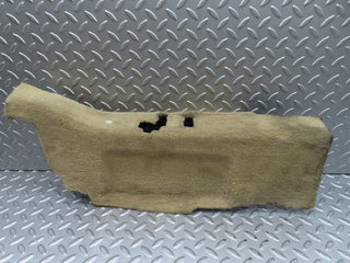 R129 SL rear floor cross member mat carpet cream used OEM