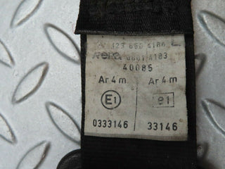 W123 Wagon front left seat belt used OEM