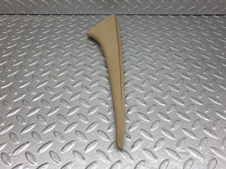 W126 rear left door interior trim beige used OEM