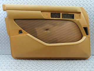 W126 front left door card palomino used OEM