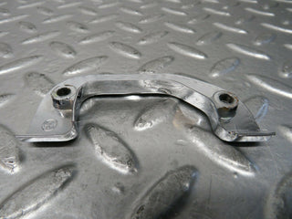 W116 left chrome door latch trim used OEM