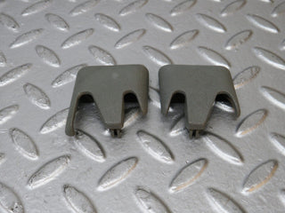 W124 Wagon front seat rail trim cover pair used OEM