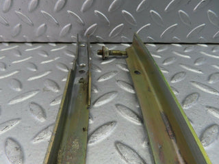 W123 Coupe front right door window channel pair used OEM