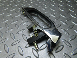 W123 exterior chrome door handle rear right used OEM