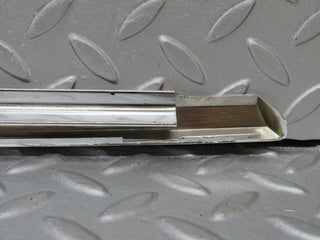 W126 front left door chrome moulding trim used OEM