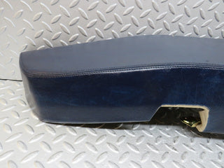 R129 SL front left seat back cover blue used OEM