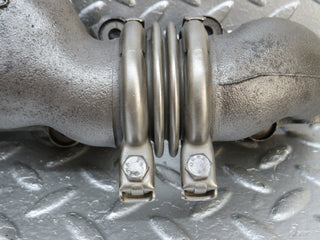 W140 exhaust manifold left used OEM