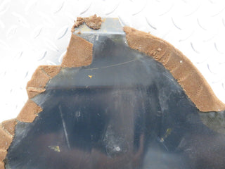 W116 front left kick panel brown used OEM