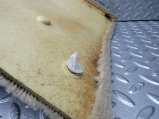 R129 SL rear left wall carpet beige used OEM