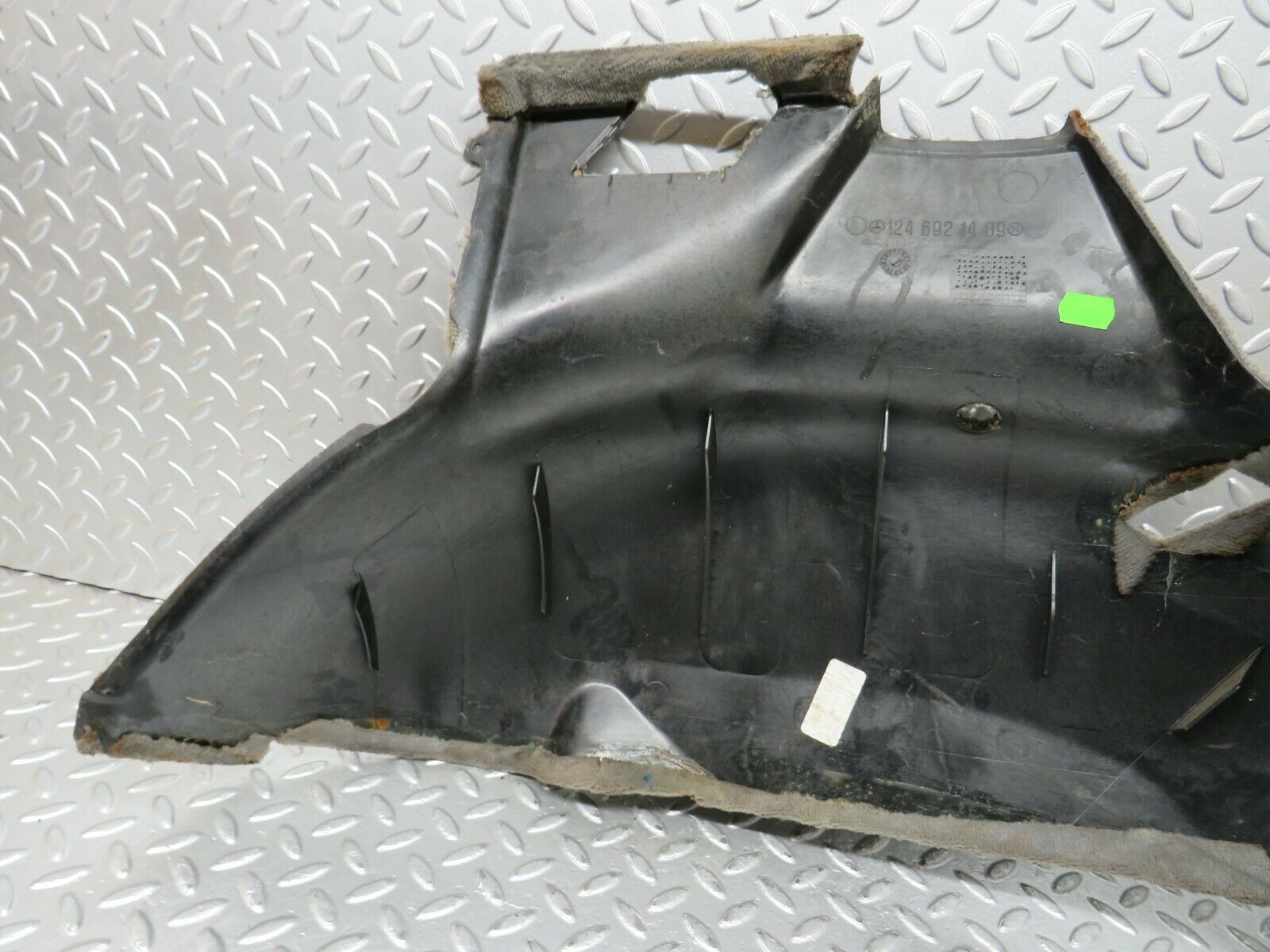 24322 Mercedes-Benz S124 220TE Wagon Trunk Panel Cover Right Grey 1246921489