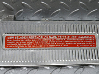 32501 Mercedes-Benz S124 300TE Trunk Edge Chrome Moulding 1246980089 000584503