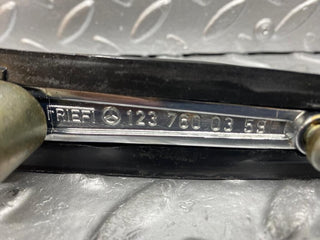 W123 rear exterior chrome handle used OEM