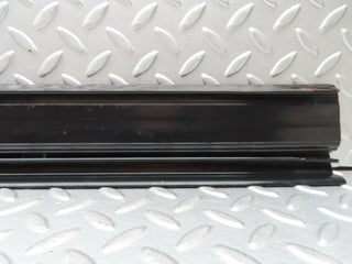 W123 front left door sill trim black used OEM