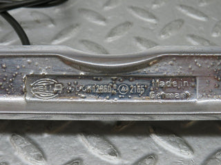W108 number plate light trunk lid chrome used OEM