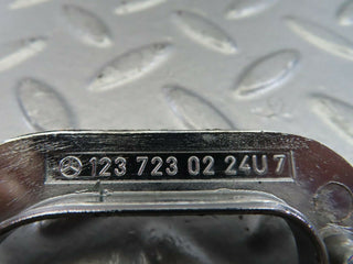 10829 Mercedes-Benz W123 230E Right Interior Chrome Door Latch Trim 1237230224