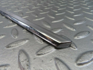 W123 front left door chrome moulding trim used OEM