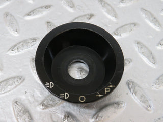 W116 headlight switch black collar and knob used OEM