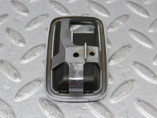 W108 chrome frame for door opener left used OEM