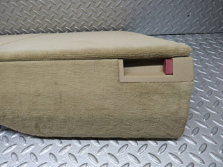 R129 SL rear storage carpet panel beige used OEM