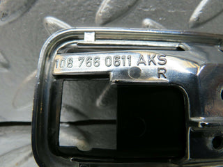 W114 chrome frame for door opener right used OEM