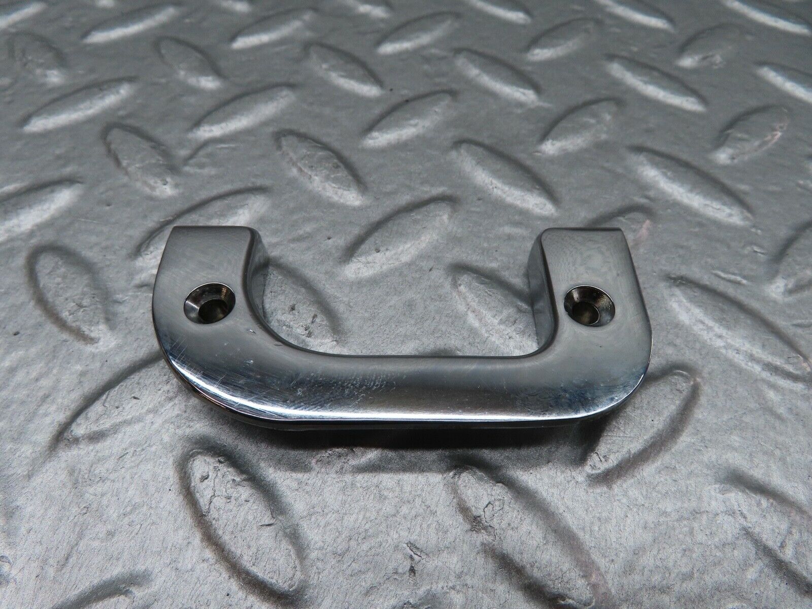 17952 Mercedes-Benz W123 200 Right Interior Chrome Door Latch Trim 1237230224