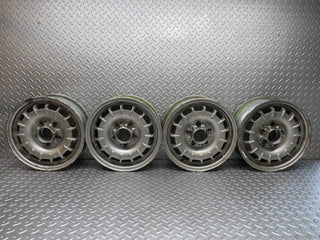 W123 alloy wheel set mexican hat 5.5jx14h2 et30 used OEM