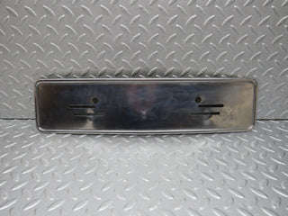 W123 front chrome number plate holder used OEM