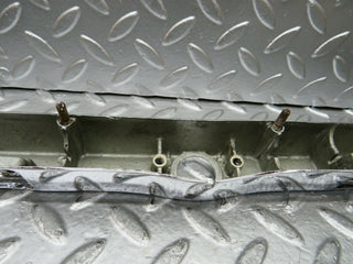 R107 SLC trunk chrome number plate light used OEM