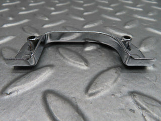 W123 left chrome door latch trim used OEM