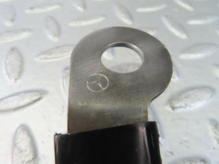 W123 left seat belt runner with cover used OEM