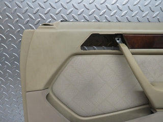 W124 Wagon front right door card beige used OEM