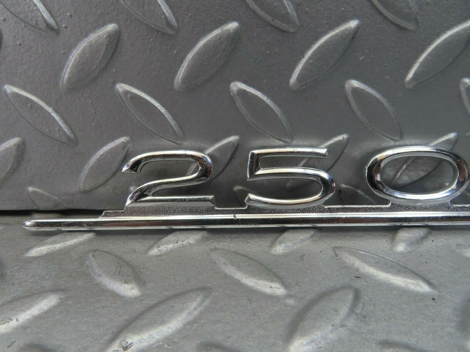 8286 Mercedes-Benz W108 Rear Trunk Badge 250S Emblem