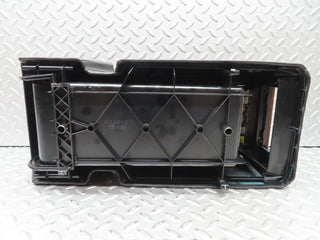 C140 rear centre console black leather used OEM