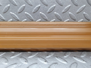 W124 front left door sill trim palomino used OEM