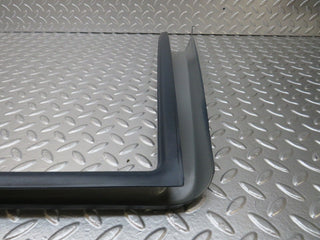 W140 rear left door window trim used OEM