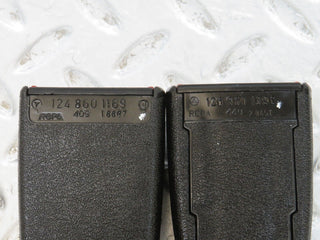 36319 Mercedes-Benz W126 420SE Rear Seat Belt Set & Buckles 1268601886 1248601169 1248601396