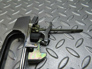 W123 exterior chrome door handle front right used OEM