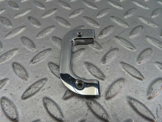 W123 left interior chrome door latch trim used OEM