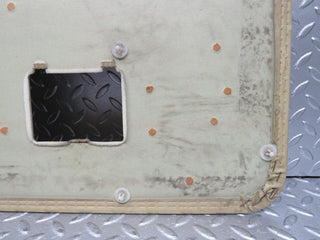 W123 rear right door card beige used OEM