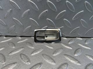 W123 Coupe door lock handle surround chrome used OEM
