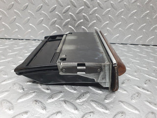 W126 centre console ashtray wood finish used OEM