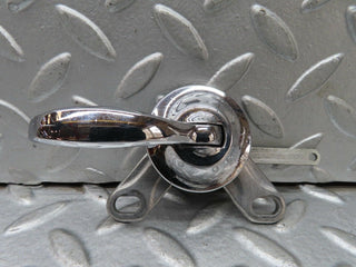 W121 Ponton rear left interior chrome door handle used OEM