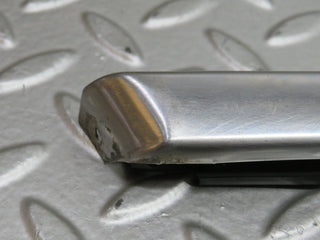 W109 left skirt chrome trim strip used OEM