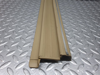 W126 rear left door sill trim beige used OEM