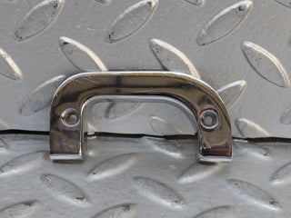 28800 Mercedes-Benz W123 230E Right Interior Chrome Door Latch Trim 1237230224