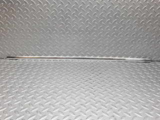 W126 front left door chrome moulding trim used OEM