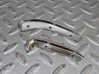 W109 interior door handle chrome trim pair right used OEM